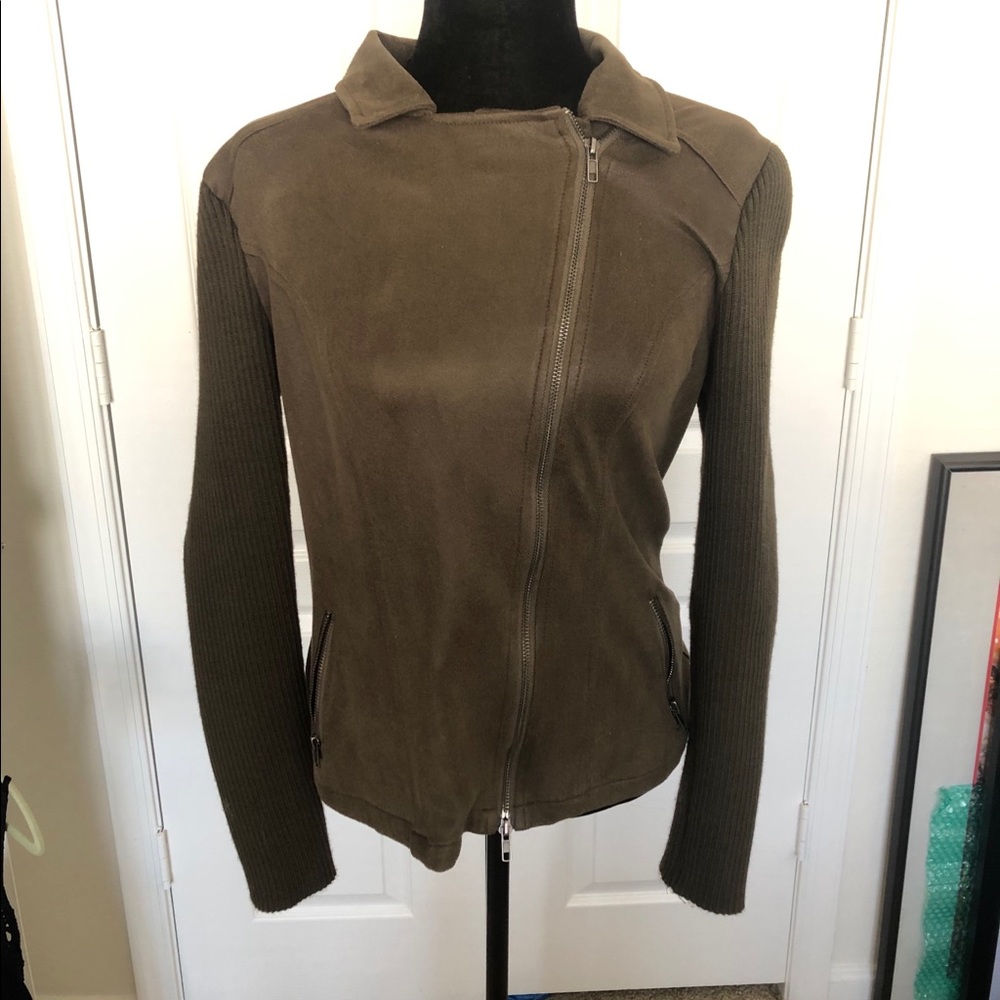 Monoreno Faux Suede Jacket